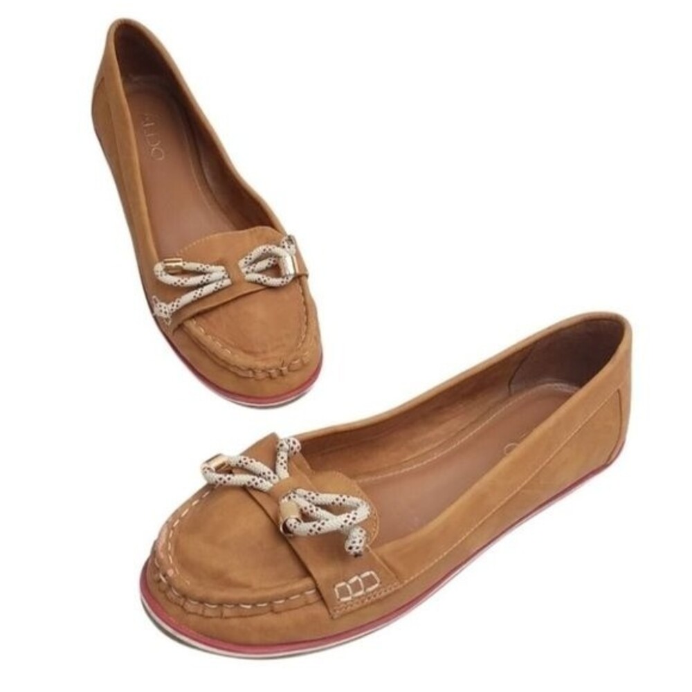 Aldo Tan Moccasins Flats